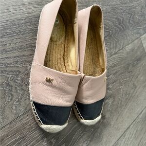 Michael Kors Pink and Black Espadrilles